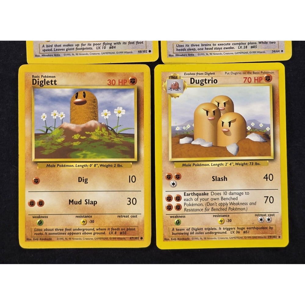 Pokemon‎ Base Set Diglett & Dugtrio